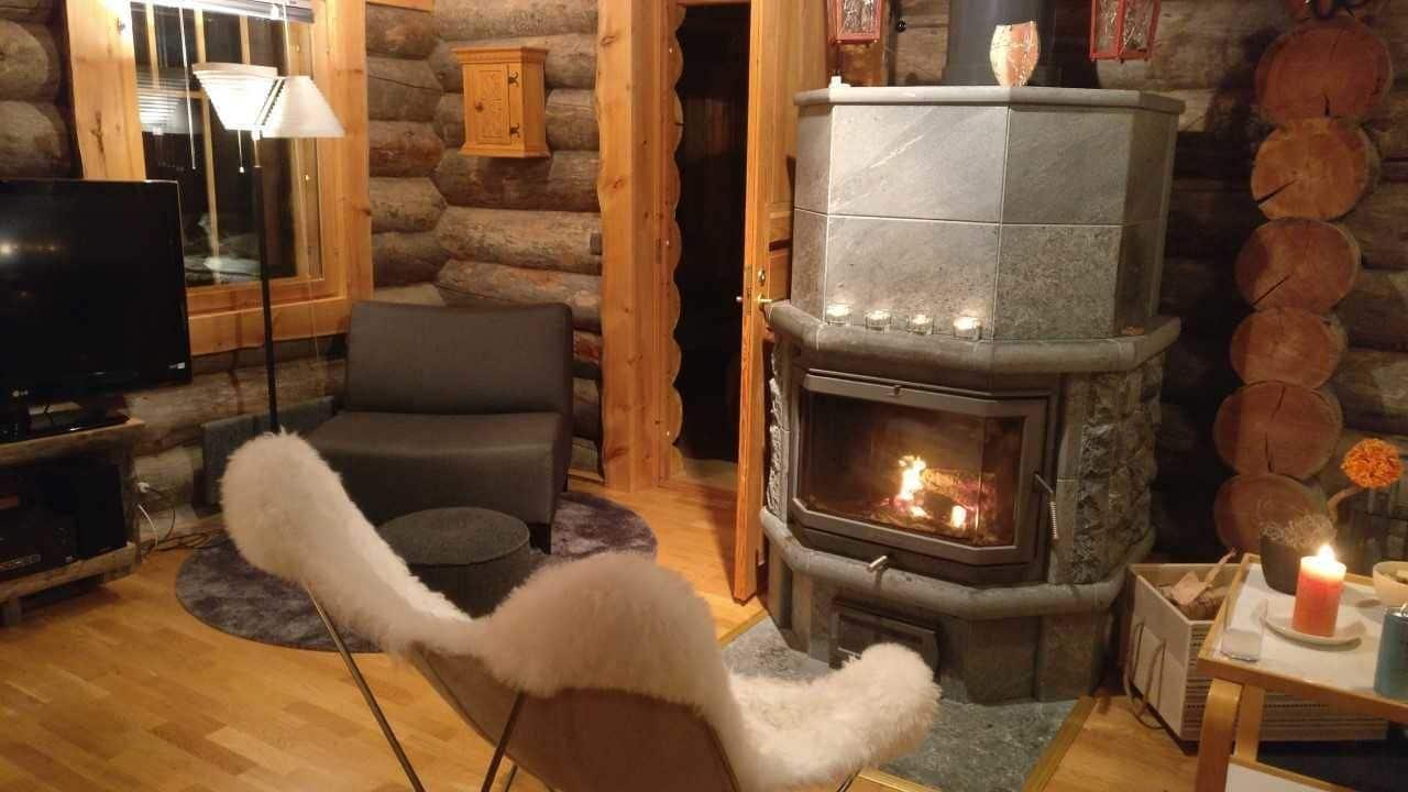 Kuukkeli Log Houses Villa Aurora "Pupula" Saariselka Luaran gambar
