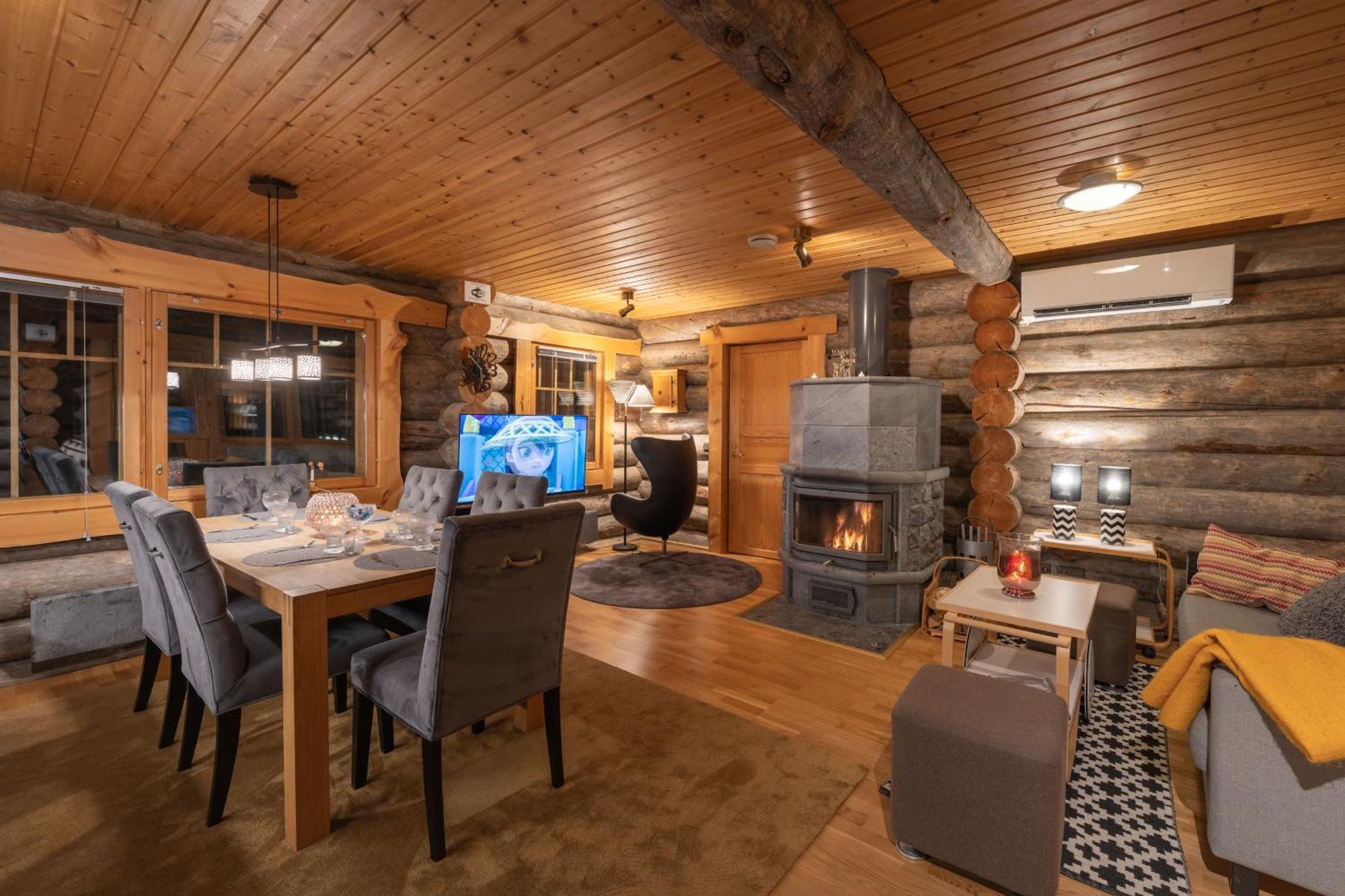 Kuukkeli Log Houses Villa Aurora "Pupula" Saariselka Luaran gambar