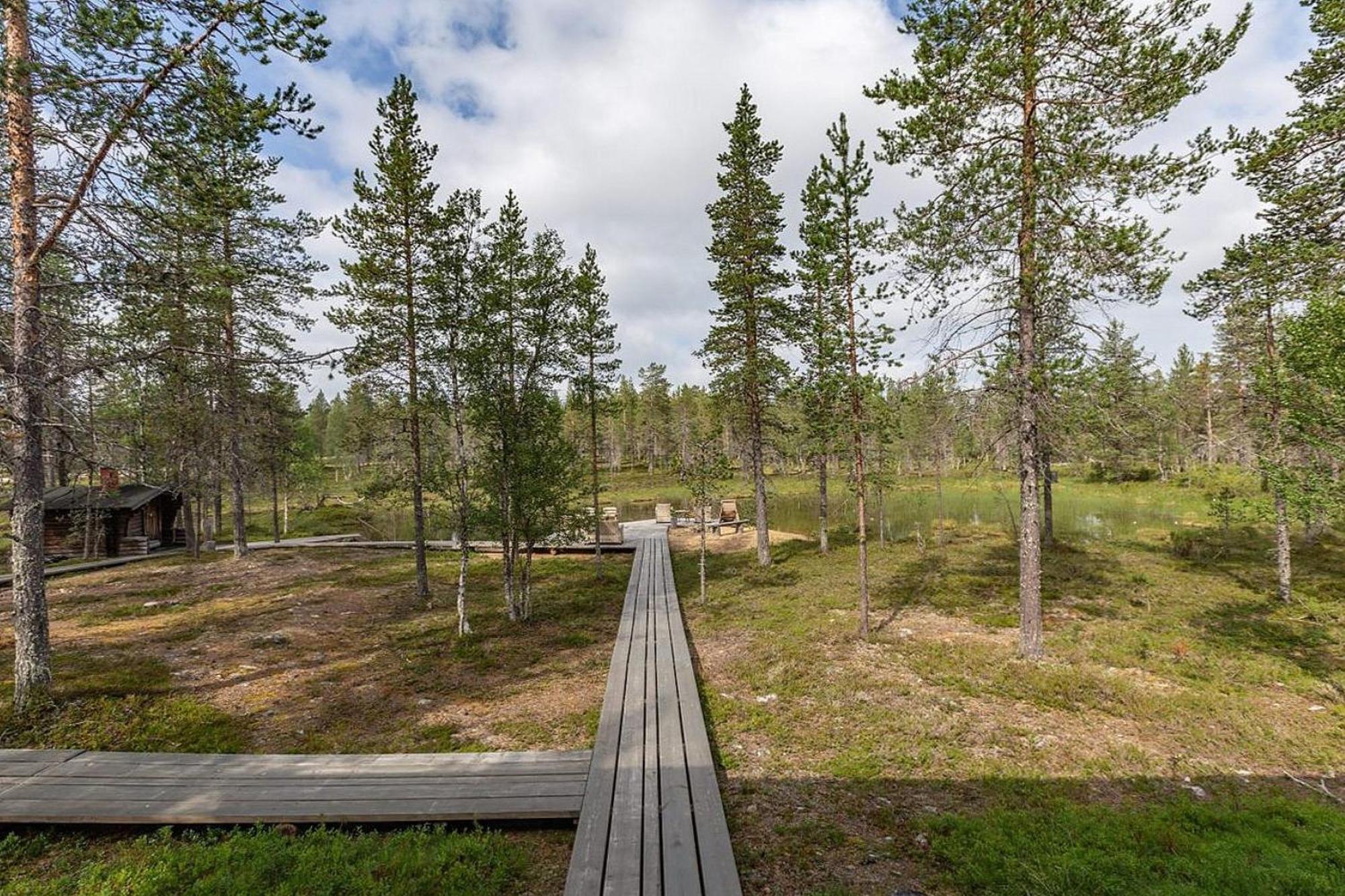 Kuukkeli Log Houses Villa Aurora "Pupula" Saariselka Luaran gambar