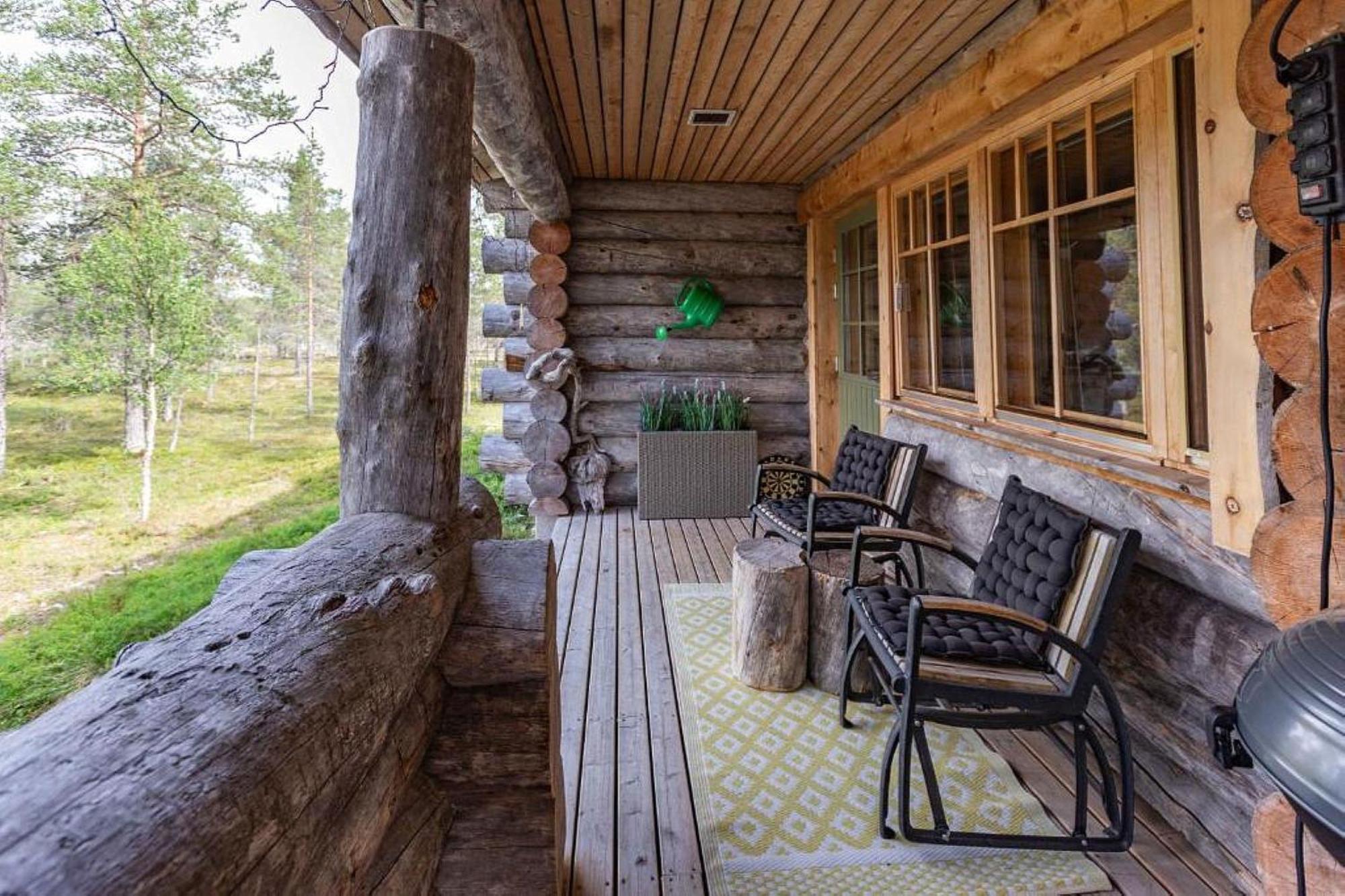 Kuukkeli Log Houses Villa Aurora "Pupula" Saariselka Luaran gambar