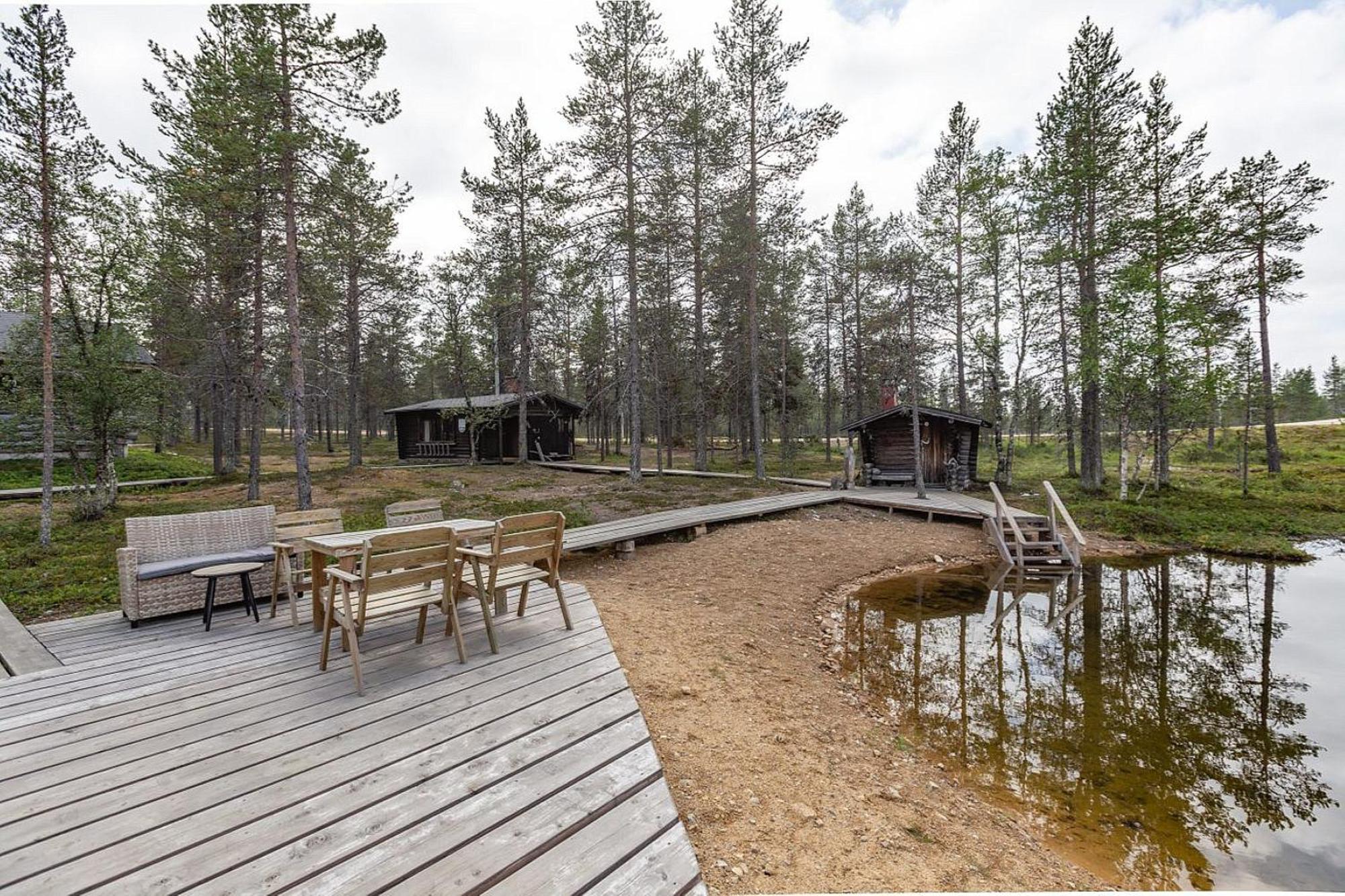 Kuukkeli Log Houses Villa Aurora "Pupula" Saariselka Luaran gambar