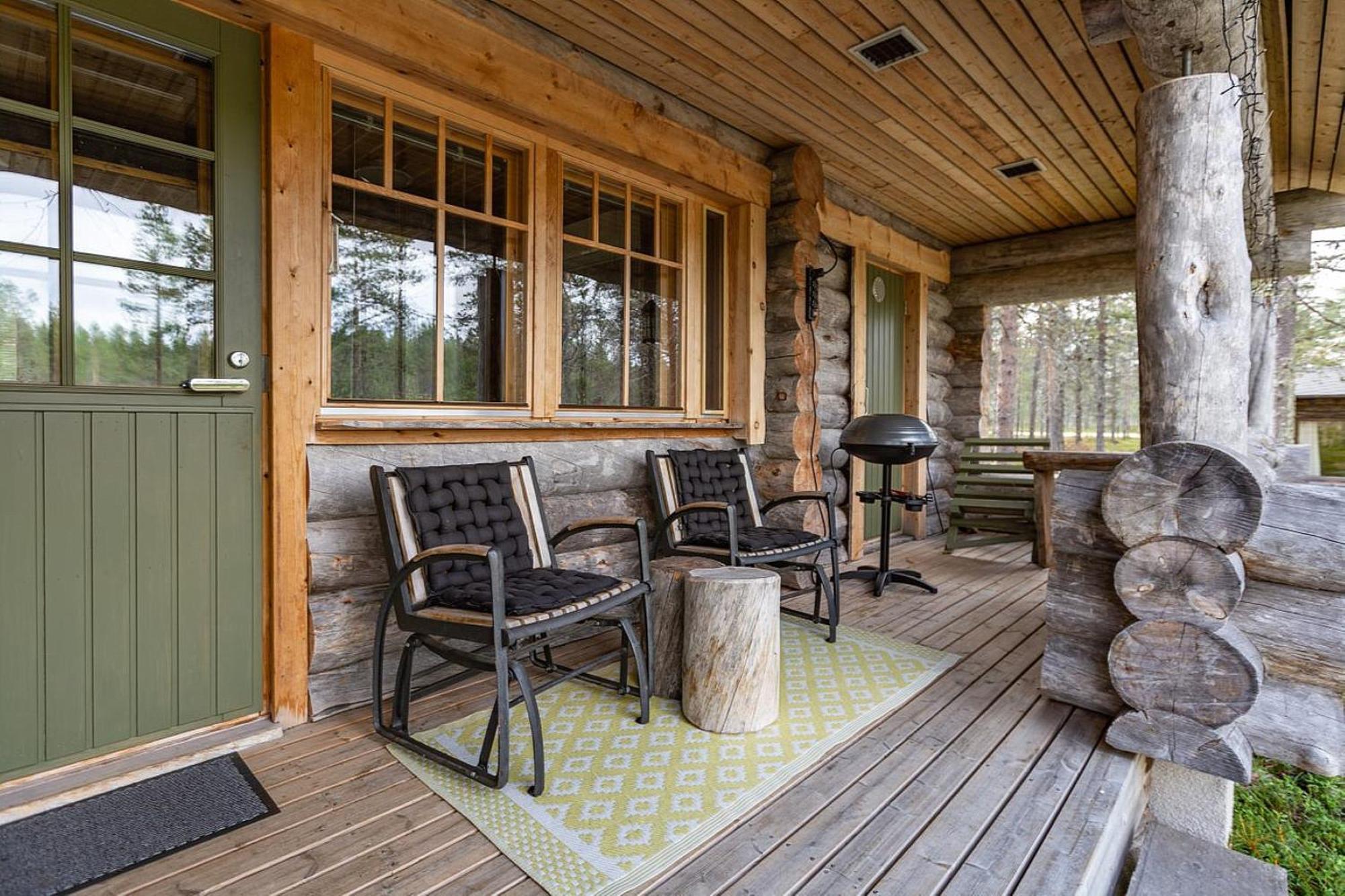 Kuukkeli Log Houses Villa Aurora "Pupula" Saariselka Luaran gambar
