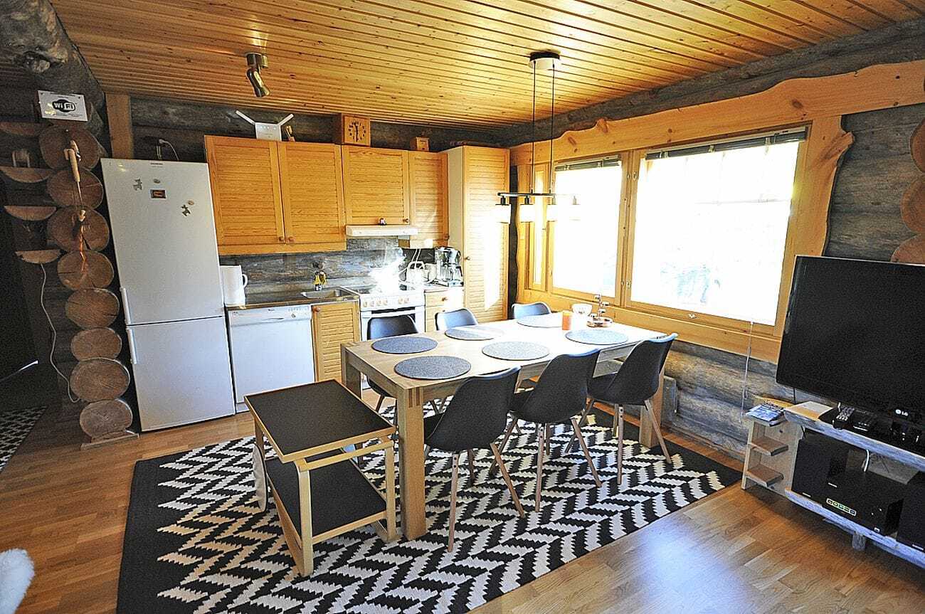 Kuukkeli Log Houses Villa Aurora "Pupula" Saariselka Luaran gambar